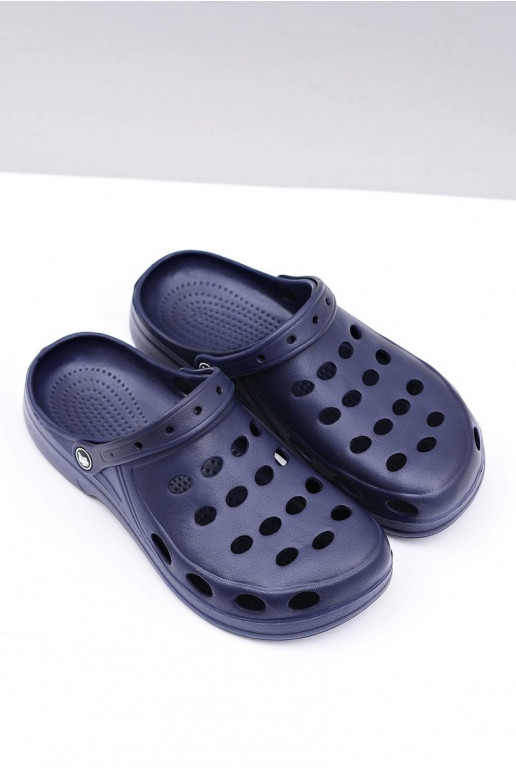 Deveschio Pantofole sandali Do Ogrodu Basen blu scuro Deveschio Pantofole sandali Do Ogrodu Basen blu scuro