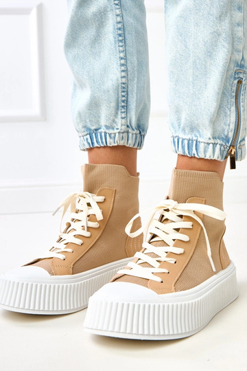 Mocassini marroni a slip-on...