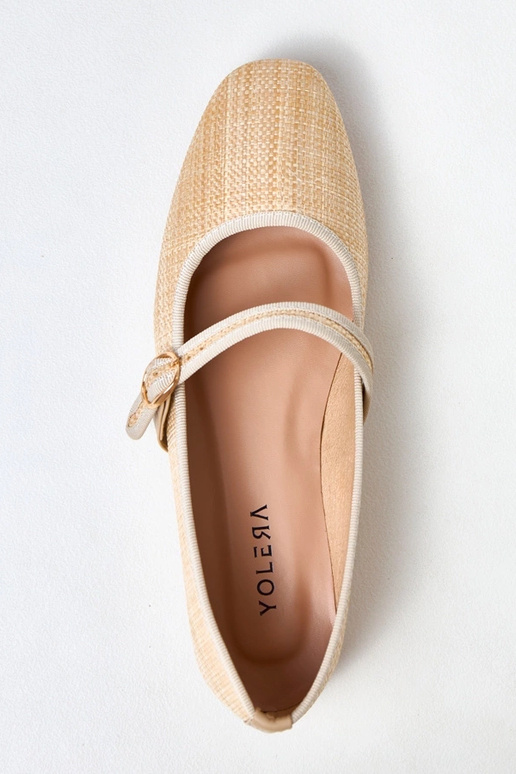 Ballerine intrecciate color sabbia...