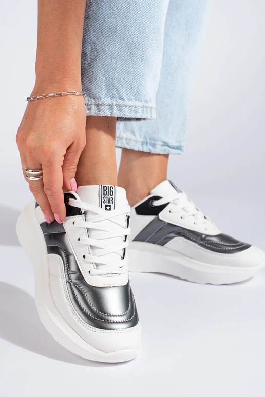 Colore bianco Scarpe modello sneakers BIG STAR II274335 Colore bianco Scarpe modello sneakers BIG STAR II274335