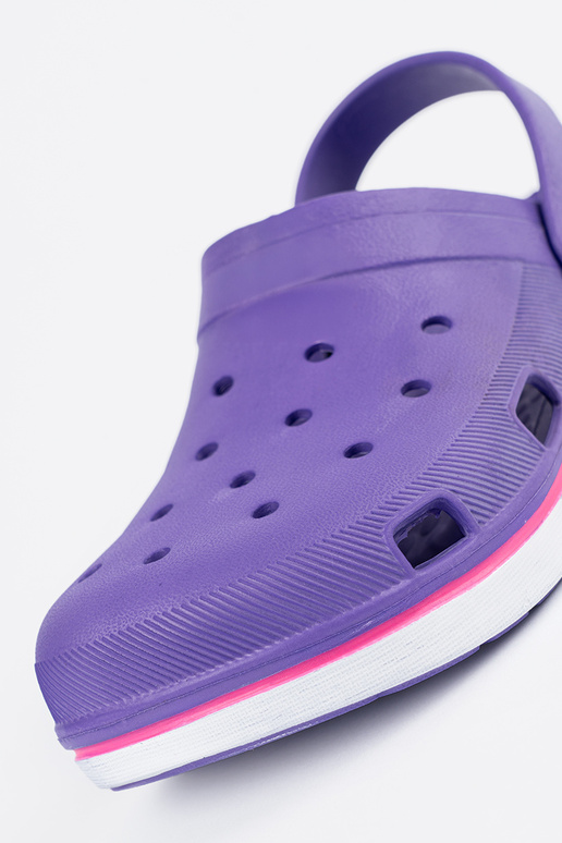 Colore viola scarpe typu Crocs
