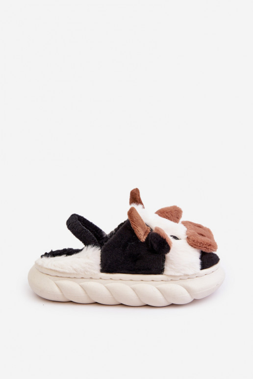 Infantile con una pelliccia Pantofole Con un tema KroAy Colore bianco Tamorrin Infantile con una pelliccia Pantofole Con un tema KroAy Colore bianco Tamorrin