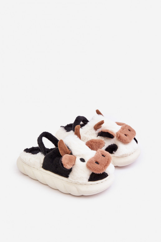 Infantile con una pelliccia Pantofole Con un tema KroAy Colore bianco Tamorrin Infantile con una pelliccia Pantofole Con un tema KroAy Colore bianco Tamorrin