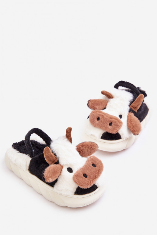 Infantile con una pelliccia Pantofole Con un tema KroAy Colore bianco Tamorrin Infantile con una pelliccia Pantofole Con un tema KroAy Colore bianco Tamorrin