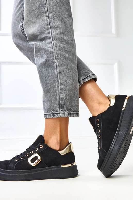 Scarpe da ginnastica nere con... Scarpe da ginnastica nere con...