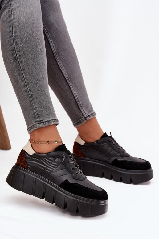 scarpe da ginnastica Scarpe modello sneakers Femminile con una piattaforma Vinceza 58565 colore nero scarpe da ginnastica Scarpe modello sneakers Femminile con una piattaforma Vinceza 58565 colore nero