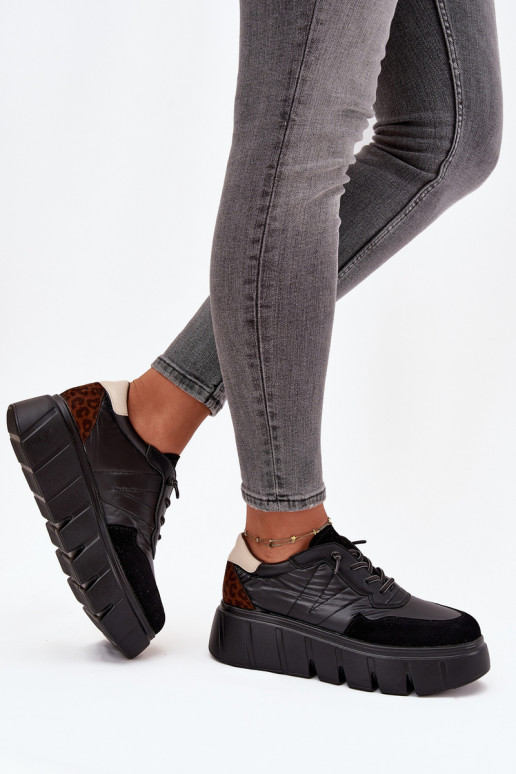 scarpe da ginnastica Scarpe modello sneakers Femminile con una piattaforma Vinceza 58565 colore nero scarpe da ginnastica Scarpe modello sneakers Femminile con una piattaforma Vinceza 58565 colore nero