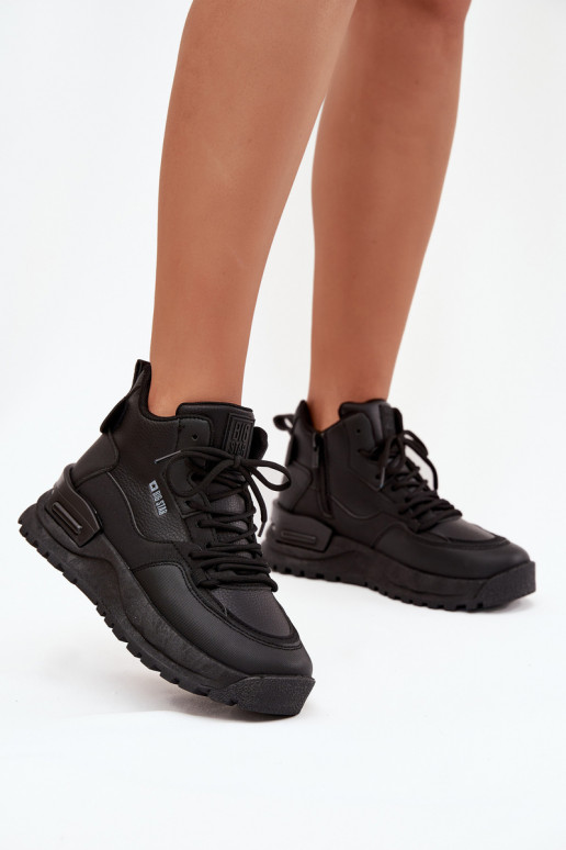 scarpe da ginnastica Femminile con una piattaforma Big Star SS274509 colore nero