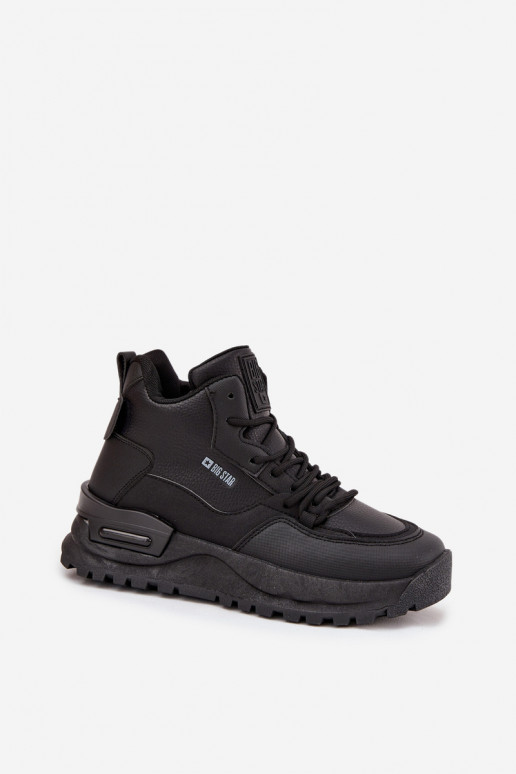 scarpe da ginnastica Femminile con una piattaforma Big Star SS274509 colore nero