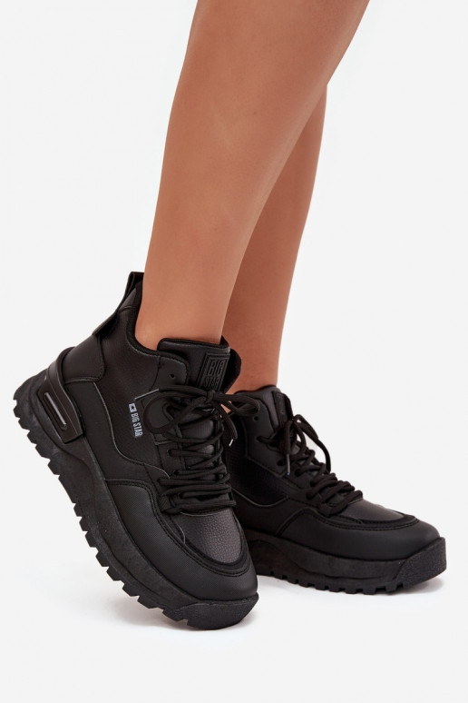 scarpe da ginnastica Femminile con una piattaforma Big Star SS274509 colore nero