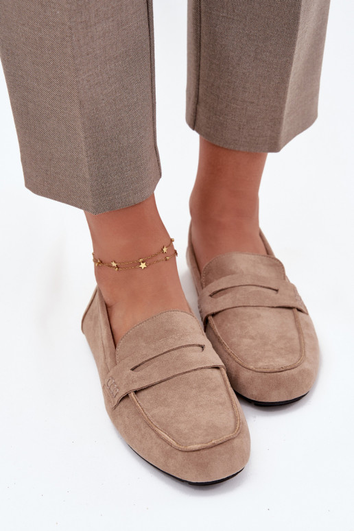 Mocassini Mocassini Appartamento delle donne beige Roseline