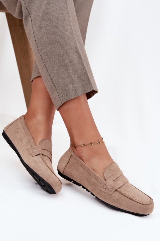 Mocassini Mocassini Appartamento delle donne beige Roseline