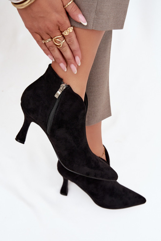 scarpe con tacco basso da donna con tacchi sottili in ecopelle scamosciataoAe colore nero Jolivra scarpe con tacco basso da donna con tacchi sottili in ecopelle scamosciataoAe colore nero Jolivra