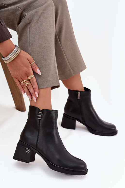 Pelle riscaldamento Stivali da donna Klocke Vinceza 91159 colore nero Pelle riscaldamento Stivali da donna Klocke Vinceza 91159 colore nero