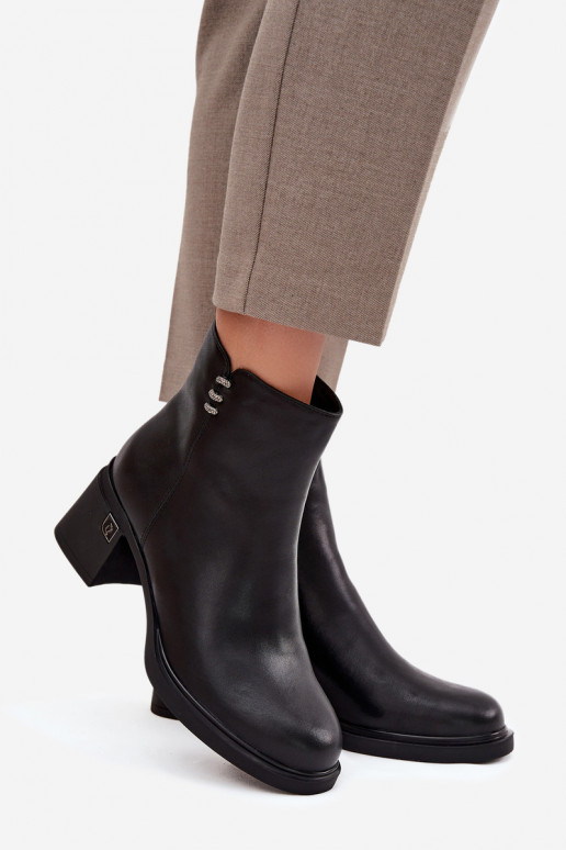 Pelle riscaldamento Stivali da donna Klocke Vinceza 91159 colore nero Pelle riscaldamento Stivali da donna Klocke Vinceza 91159 colore nero