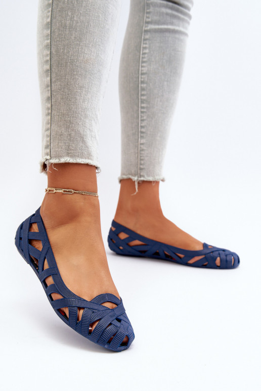 Femminile Gomma Ballerine blu scuro Salam Femminile Gomma Ballerine blu scuro Salam