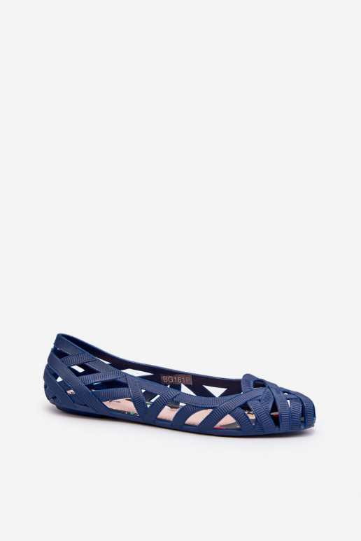 Femminile Gomma Ballerine blu scuro Salam Femminile Gomma Ballerine blu scuro Salam