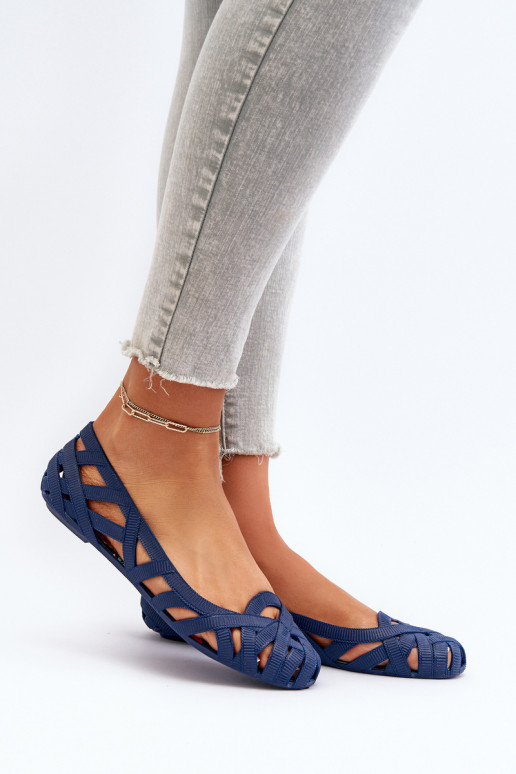 Femminile Gomma Ballerine blu scuro Salam Femminile Gomma Ballerine blu scuro Salam