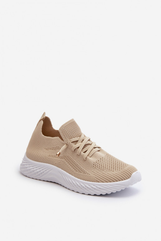 Scarpe sportive da donna di un modello resistente colore beige Jagelia Scarpe sportive da donna di un modello resistente colore beige Jagelia