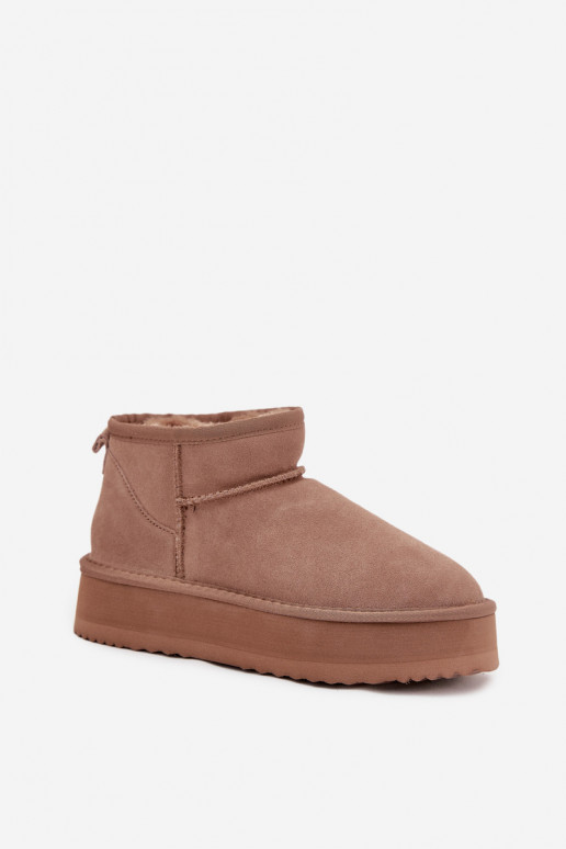 dalla pelle scamosciata Stivali da neve Femminile con una piattaforma Vinceza 97962 beige dalla pelle scamosciata Stivali da neve Femminile con una piattaforma Vinceza 97962 beige