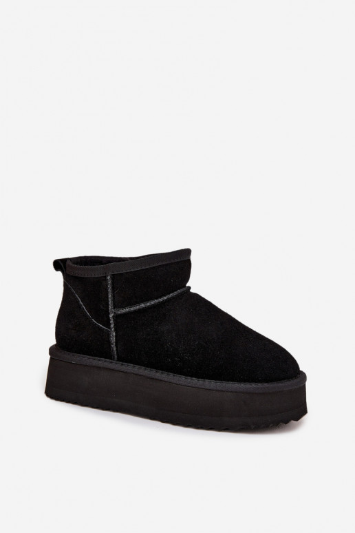 dalla pelle scamosciata Stivali da neve Femminile con una piattaforma Vinceza 97962 colore nero dalla pelle scamosciata Stivali da neve Femminile con una piattaforma Vinceza 97962 colore nero