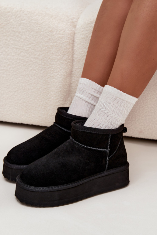 dalla pelle scamosciata Stivali da neve Femminile con una piattaforma Vinceza 97962 colore nero dalla pelle scamosciata Stivali da neve Femminile con una piattaforma Vinceza 97962 colore nero