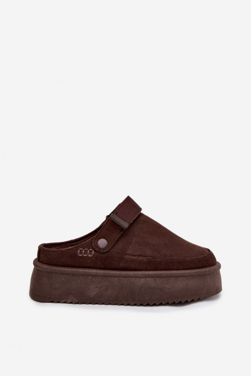 Stivali da neve Femminile con una piattaformacon chiusura adesivaem CzekoladoAe Jorielle Stivali da neve Femminile con una piattaformacon chiusura adesivaem CzekoladoAe Jorielle