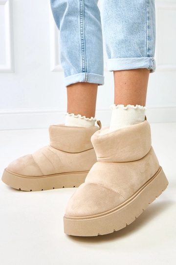 Stivali da neve beige...