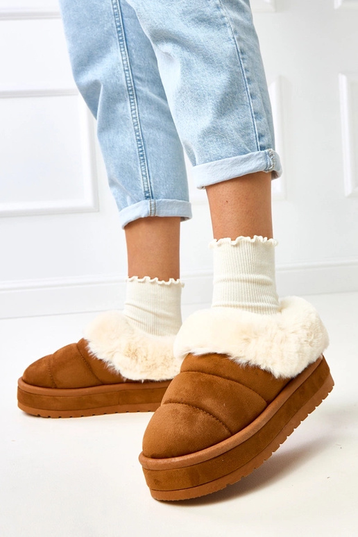 Stivali da neve corti marroni...