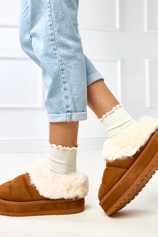 Stivali da neve corti marroni...