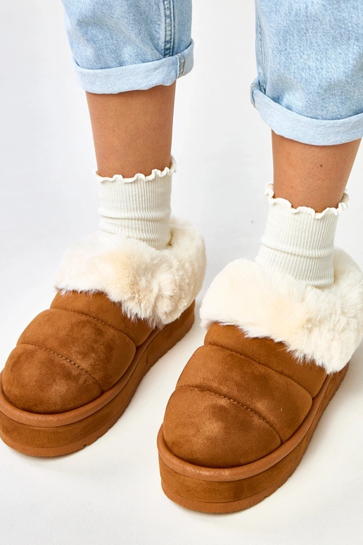 Stivali da neve corti marroni...