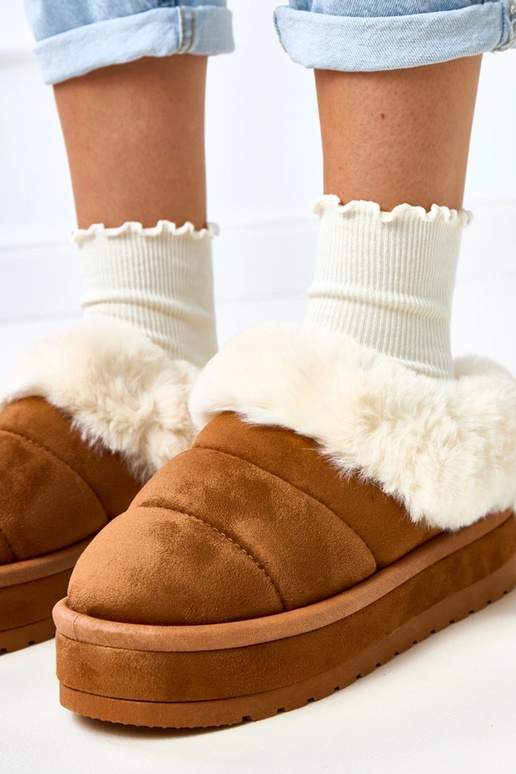 Stivali da neve corti marroni...