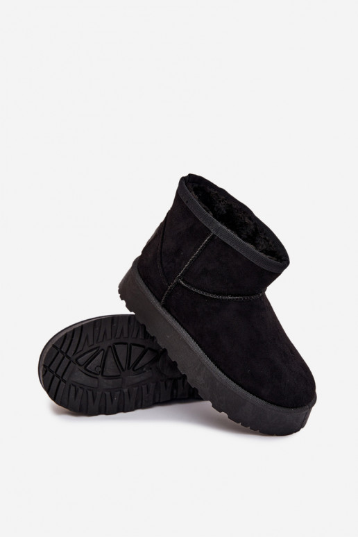 Stivali da neve Infantile riscaldamento con pelliccia all interno SS374018 colore nero Stivali da neve Infantile riscaldamento con pelliccia all interno SS374018 colore nero