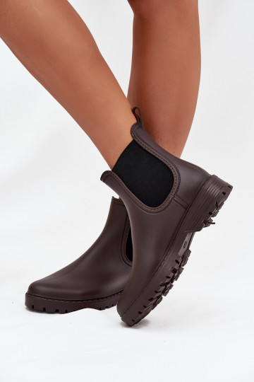 Stivali di gomma FemminileElastycznymi INstaAkami CzekoladoAe Ciariel 2