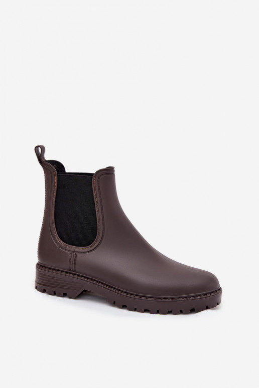 Stivali di gomma FemminileElastycznymi INstaAkami CzekoladoAe Ciariel