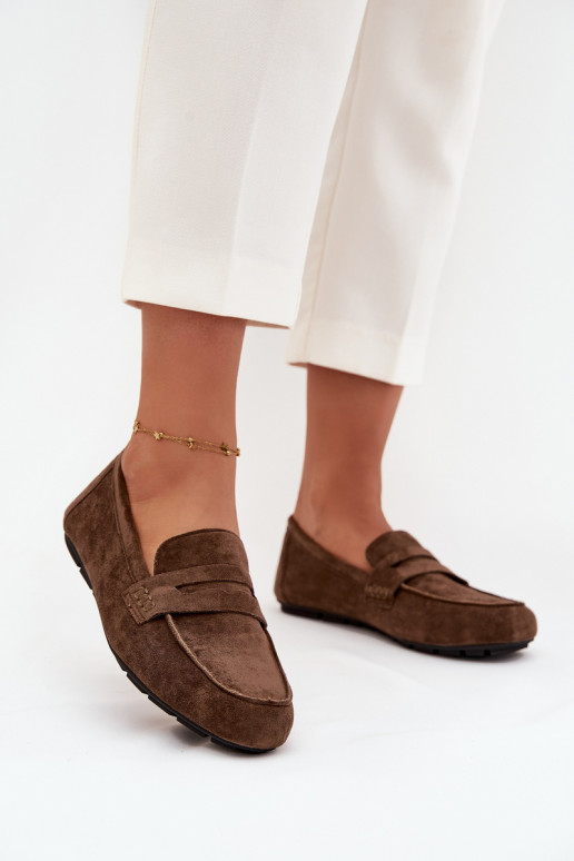 Mocassini Mocassini Appartamento delle donne colore kaki Roseline Mocassini Mocassini Appartamento delle donne colore kaki Roseline