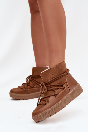 Stivali da neve Femminile con dettagli eleganti colore marrone Rebekah 2