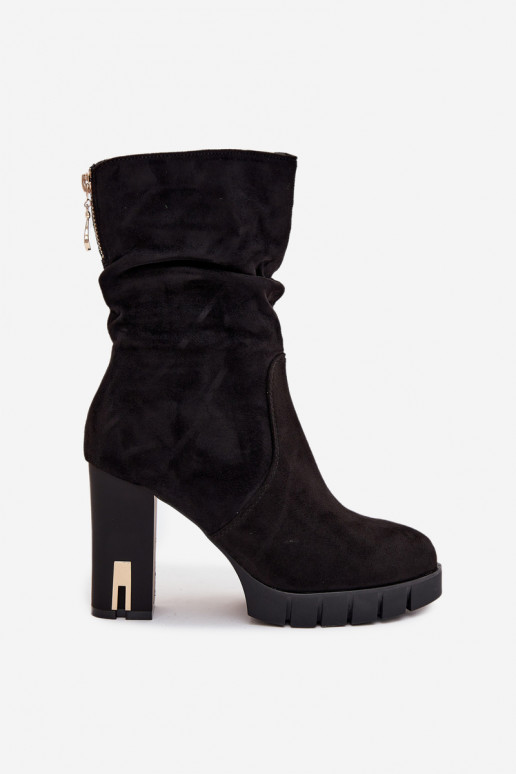 riscaldamento Stivali da donna Ze colore doratom Zamkiem I Deverszczeniem colore nero Briannae riscaldamento Stivali da donna Ze colore doratom Zamkiem I Deverszczeniem colore nero Briannae