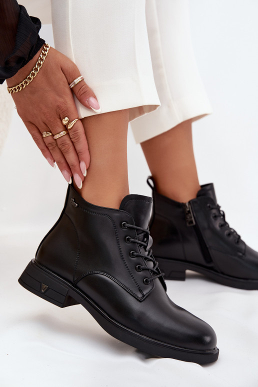 riscaldamento Pelle Stivali da donna Con tacco basso Vinceza 39953 colore nero riscaldamento Pelle Stivali da donna Con tacco basso Vinceza 39953 colore nero