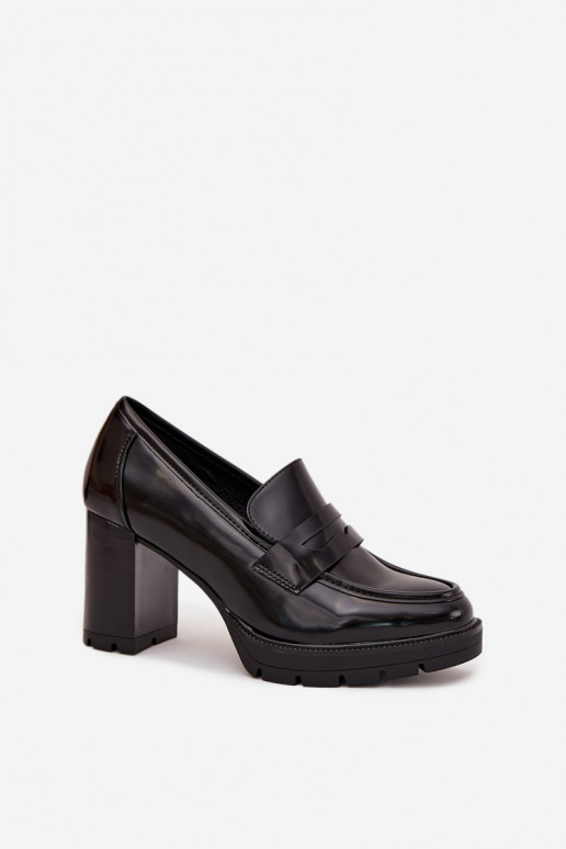 scarpe Femminile con i tacchi in ecopelle colore nero Ilyssia