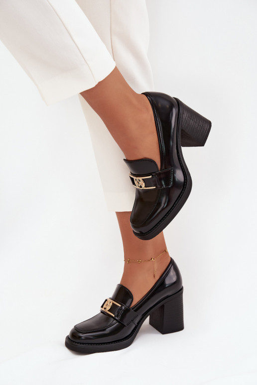 scarpe Femminile con i tacchi Ze colore doratom Detalem colore nero Privelle scarpe Femminile con i tacchi Ze colore doratom Detalem colore nero Privelle