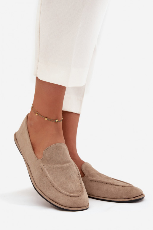 mocassini da donnain ecopelle scamosciatau isoscele beige Miryelle mocassini da donnain ecopelle scamosciatau isoscele beige Miryelle