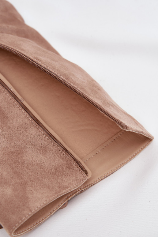 Stivali alti da donna in stile cowboy con frange e tacco sabbia Tivara Stivali alti da donna in stile cowboy con frange e tacco sabbia Tivara