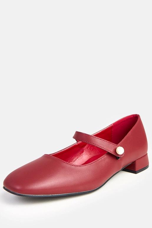 Décolleté bordeaux con tacco a... Décolleté bordeaux con tacco a...