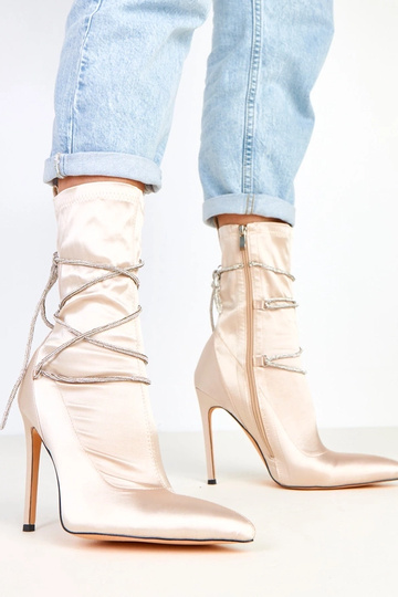 Stivaletti color champagne...