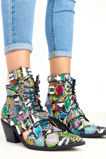 Stivaletti multicolori con... 2