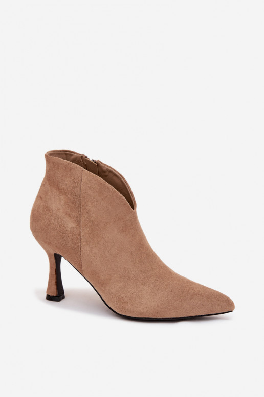 scarpe con tacco basso da donna con tacchi sottili in ecopelle scamosciataoAe beige Jolivra scarpe con tacco basso da donna con tacchi sottili in ecopelle scamosciataoAe beige Jolivra