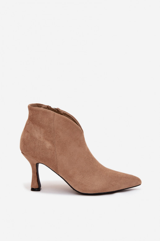 scarpe con tacco basso da donna con tacchi sottili in ecopelle scamosciataoAe beige Jolivra scarpe con tacco basso da donna con tacchi sottili in ecopelle scamosciataoAe beige Jolivra