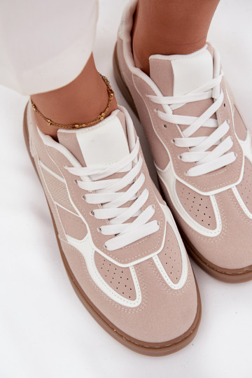 Basso Scarpe modello sneakers Femminile beige Brenelle