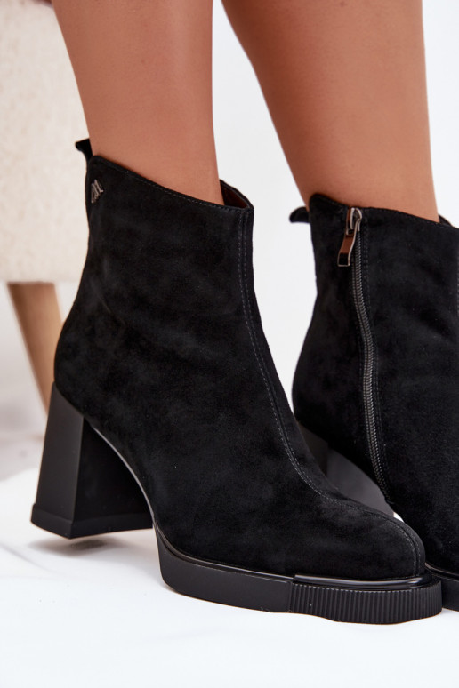 dalla pelle scamosciata Pelle Stivali da donna Vinceza 91142 colore nero dalla pelle scamosciata Pelle Stivali da donna Vinceza 91142 colore nero